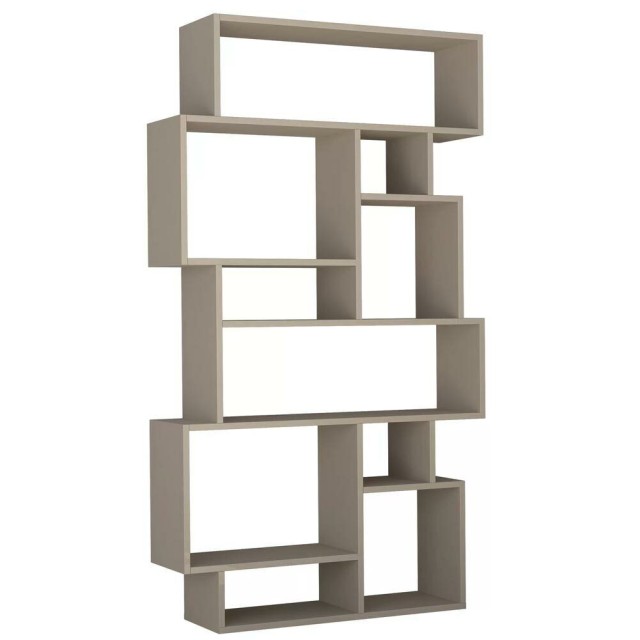 BAKAJI Μοντέρνα Βιβλιοθήκη 8 Ραφιών 168x96x25εκ Για Σπίτι ή Γραφείο Ταμπά 02813665