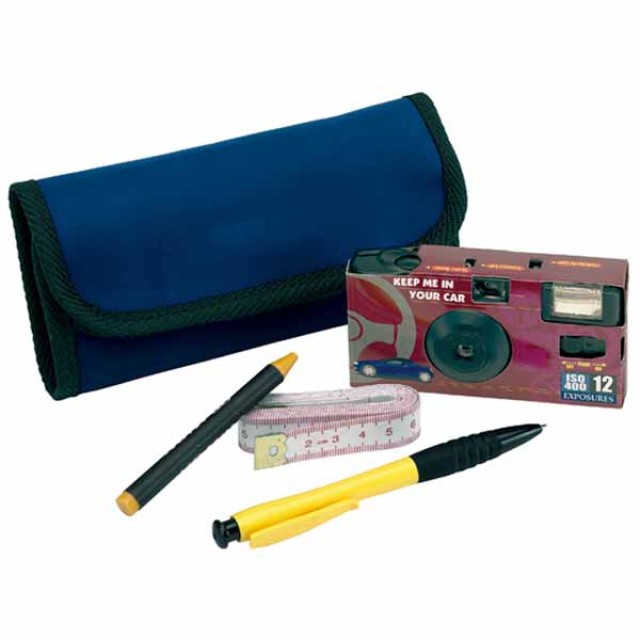 BAKAJI Κιτ Έκτακτης Ανάγκης Αυτοκινήτου Μοτοσυκλέτας Φορτηγού Οχημάτων Εργαλεία Διάσωσης Φωτογραφική Μηχανή 01822757