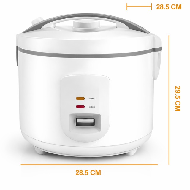 BAKAJI Ηλεκτρική Καφετιέρα Ρυζιού 4 Λίτρων - Αυτόματος Υγιεινός και Γρήγορος Μαγειρικός Τρόπος 700W 02001687