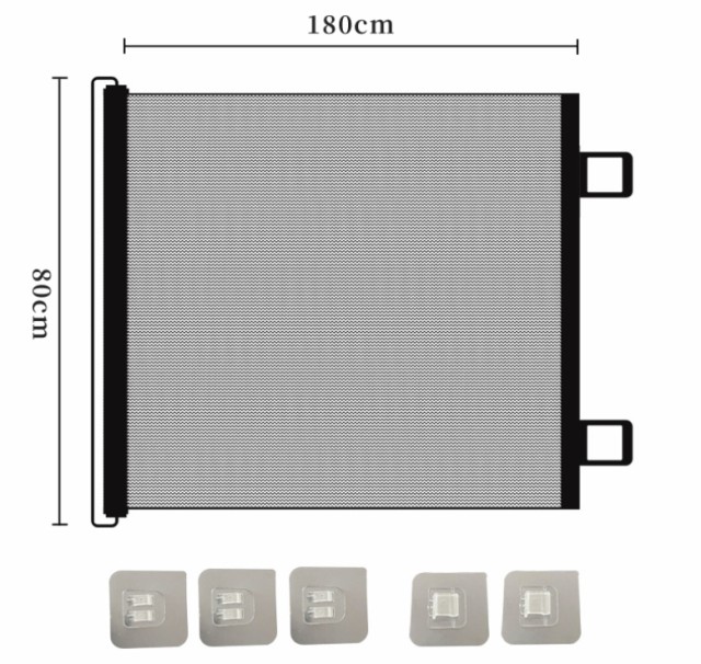 Verk Group Πόρτα Ασφαλείας 80x180 cm για Κατοικίδια & Προστασία Χώρου 5907451385159