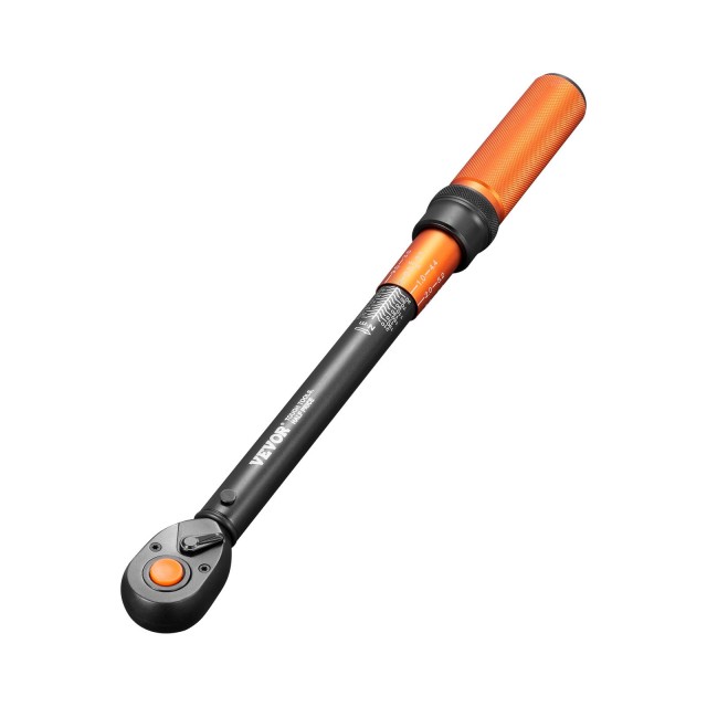 VEVOR Δυναμόκλειδο Κλικ 1/2 20-220 Nm / 14,8-162,4 lb-ft με Προέκταση, Αντάπτορα και Θήκη DJSNLBSHCS205RCME001V0