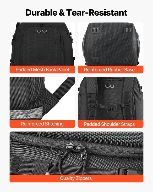 VEVOR Σακίδιο Μεταφοράς Μπότες Σκι 65L με Δυνατότητα Μεταφοράς Χιονοσανίδας (41 x 27 x 50 εκ.) HXYJBXXB65LHXIAZN001V0