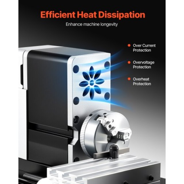 VEVOR Μίνι Τόρνος Μετάλλου 36W 20,000 RPM MNJXJSCC36W0E26IBV2