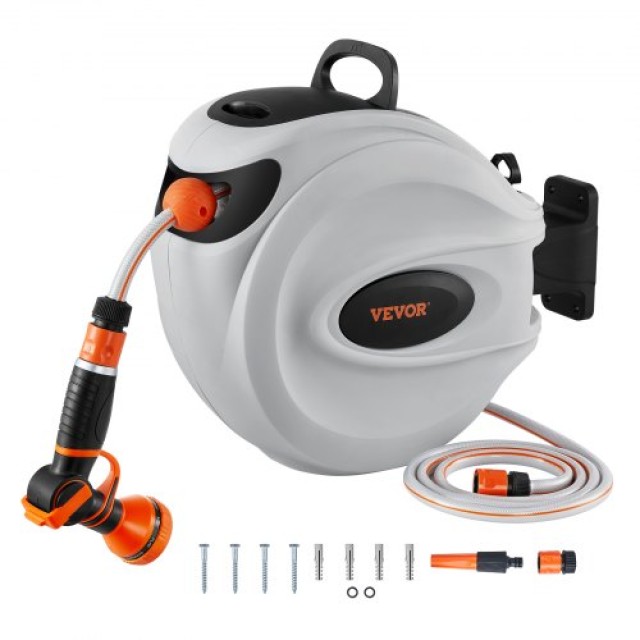 VEVOR Αναδιπλούμενος Σωλήνας Κήπου 1/2 x 98.43 ft Τοίχου KSSJGQSHC200ZFP6ZV0