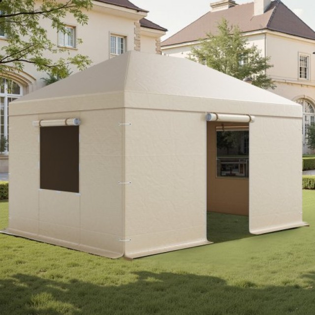 VEVOR Κάλυμμα Χειμερινής Περγκοτέντας 3.08 x 4.39 m με Πλευρικά Τοιχώματα LTDJTHZDDK10DN5TI002V0