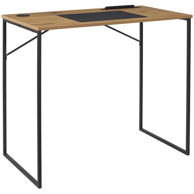 Home Deco Factory Γραφείο Ξύλου και Μετάλλου Link 90 x 76 x 50 cm HD0486