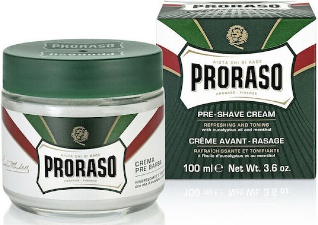 Proraso Eucalyptus & Mint Κρέμα για πριν το Ξύρισμα με Αλόη 100ml 8004395009008