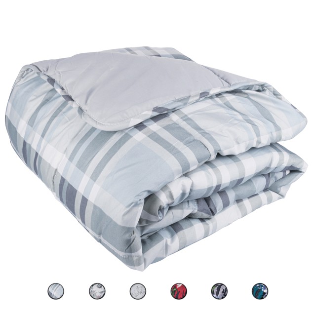 Galileo Πάπλωμα μονό 160x220 cm με μαλακή και άνετη επένδυση μικροΐνας Sibilla 5909577 Τυχαία Επιλογή Χρωμάτων