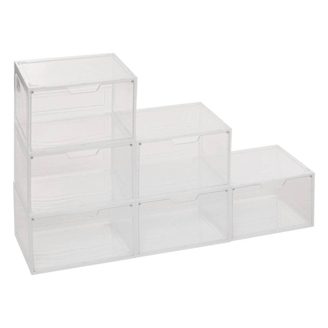 5FIVE Simply smart Διαφανές Οργανωτής για Έξι Ζεύγη 33 x 27 x 21.5 cm 209392