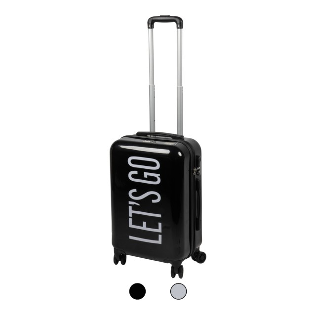 Villa DEste  Σκληρή βαλίτσα μικρού μεγέθους χειραποσκευή με 4 περιστρεφόμενες ρόδες 360 μοιρών, κλείδωμα με συνδυασμό και διπλό εξωτερικό φερμουάρ Bigismore 2188687 Τυχαία Επιλογή Χρωμάτων