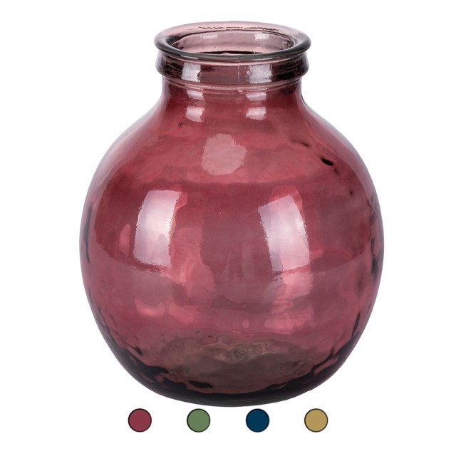 Galileo Διακοσμητικό βάζο από ανακυκλωμένο γυαλί ύψους 30 εκ. σύγχρονος σχεδιασμός Carafe Sibilla 5920053 Τυχαία Επιλογή Χρωμάτων