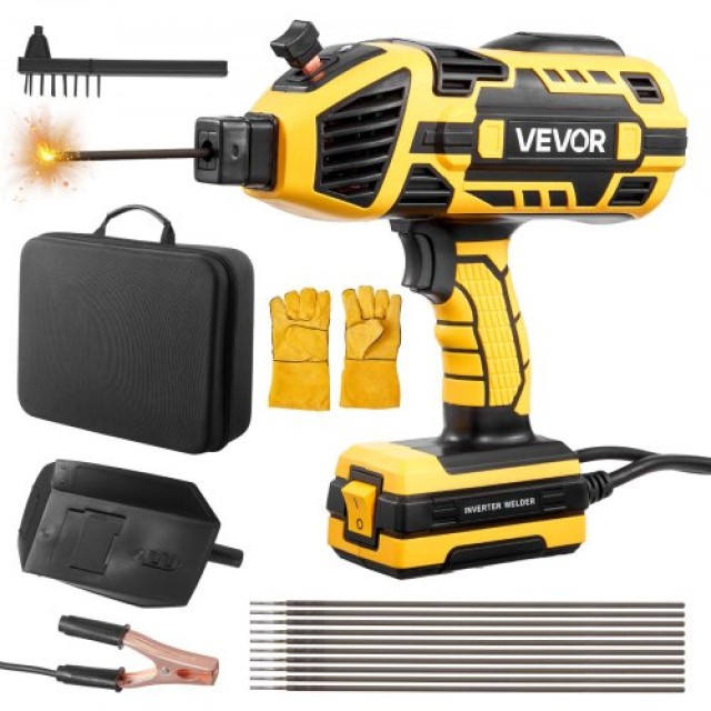 VEVOR Φορητή Συσκευή Συγκόλλησης MMA-120 με Ρυθμιζόμενο Ρεύμα 20-120A YAQDZSCSHJ1257Z58V2