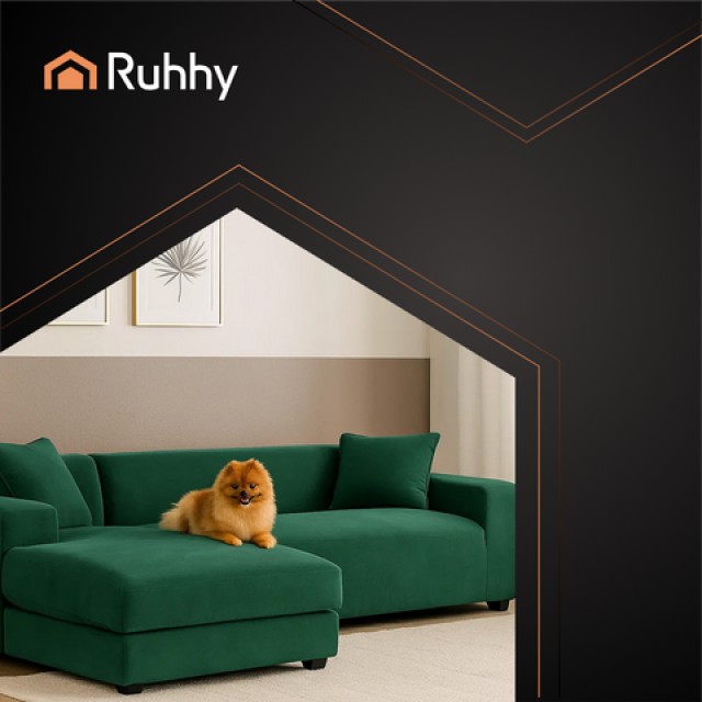 Ruhhy Πράσινο Ελαστικό Βελούδινο Κάλυμμα Καναπέ 190-230 cm  26183