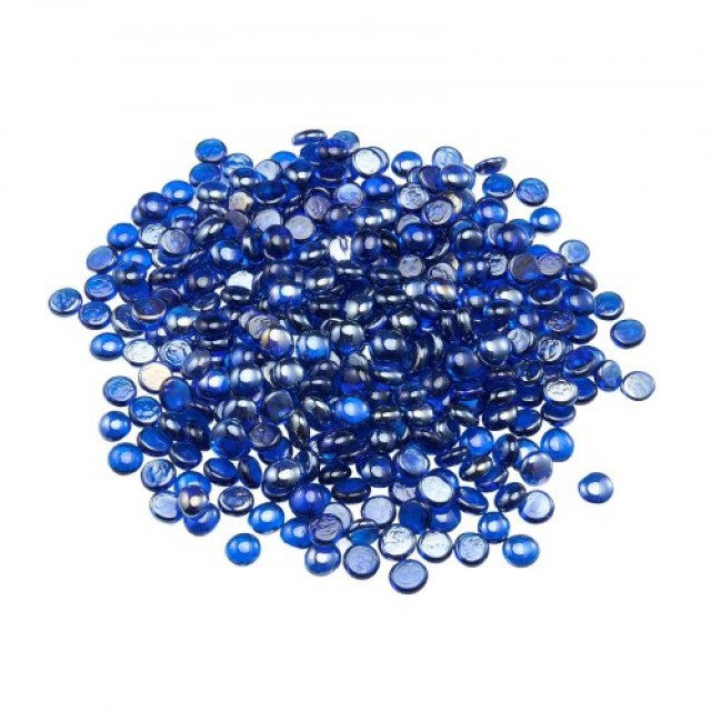 VEVOR Φωτιά Γυαλί Πέτρες 3/4-Inch για Τζάκι Κοβαλτ Μπλε FHBLBYBLZ34IRI813001V0