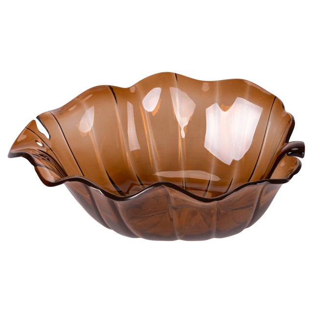 Villa dEste Home Μπολ Σαλάτας Φύλλο 32x29 εκ 22 λ Άμπρα La Cucina 5913876