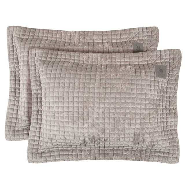 GREENWICH POLO CLUB Σετ 2 τμχ Μαξιλαροθήκες Classic  4432 Taupe 233507004432