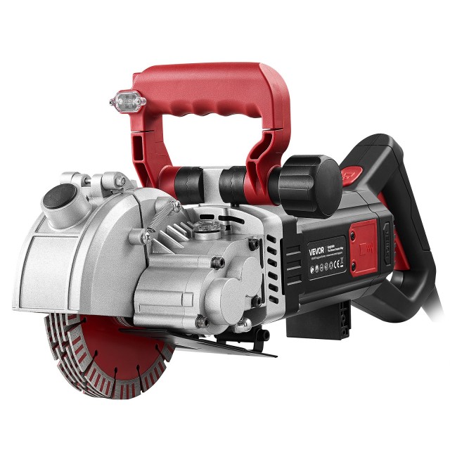 VEVOR Ηλεκτρικός Αυλακοκόπτης Τοίχου 5000W 5460 rpm με 5 Λεπίδες SCQMKCJ160MM1LIBD001V2