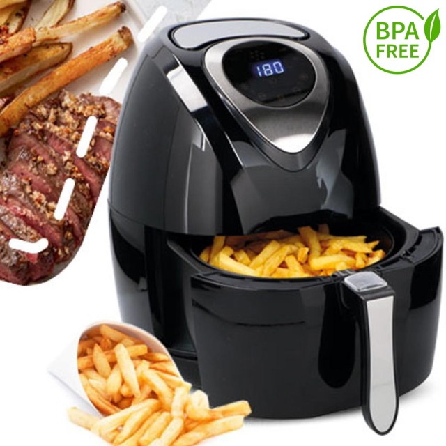 BAKAJI Φριτέζα Αέρος Χωρίς Λάδι Airfryer XL Ψηφιακή 3.2 Λίτρων Premium 1400W 02816698
