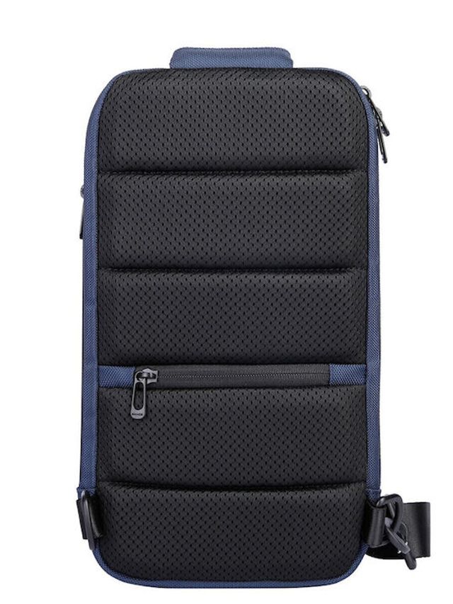 BANGE Ανδρική Τσάντα Στήθους Navy Μπλε 7565-Blue