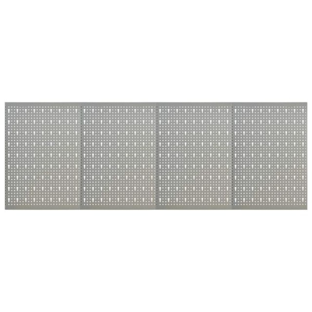 vidaXL Πλάτες Εργαλείων Τοίχου Διάτρητες 4 τεμ. 40 x 58 εκ. Ατσάλινες 145350