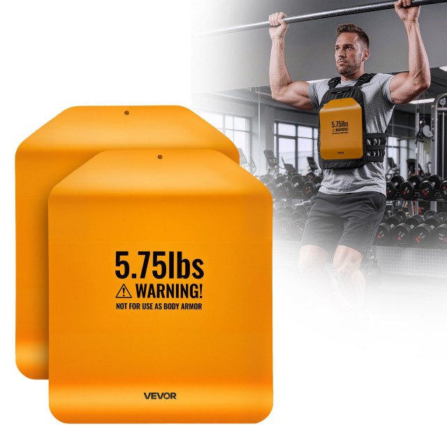VEVOR Καμπύλες Πλάκες Βάρους Γιλέκου 2,6 kg (Ζευγάρι) HJGKPZPHJGQBRRXPI001V0