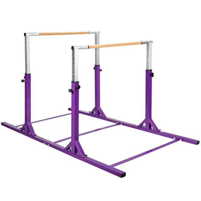 Costway Ρυθμιζόμενη Μονόζυγο Γυμναστικής 250 x 132 x 140 cm Μωβ SP36978PU+