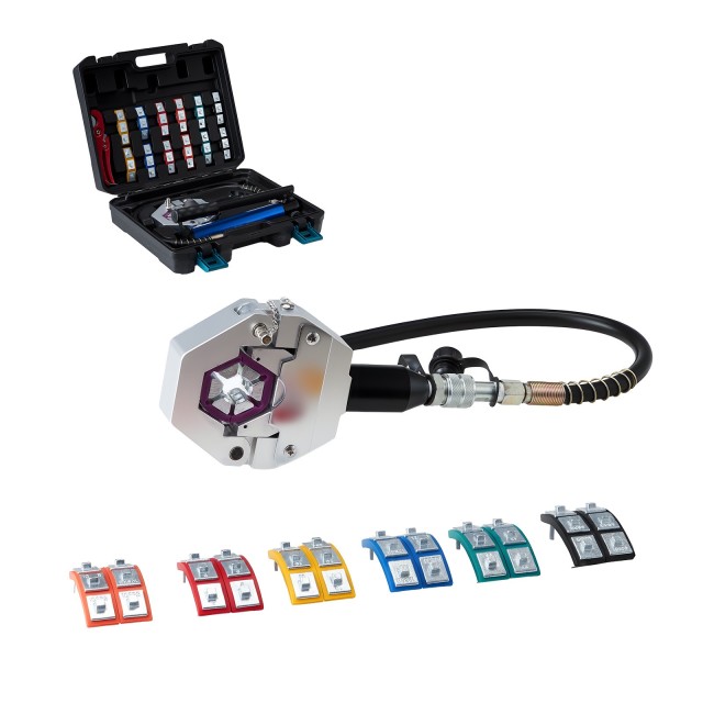 VEVOR Κιτ Υδραυλικής Πρέσας Σωλήνων Hydra-Krimp με 7 Διέτες & Θήκη Μεταφοράς για Αυτοκίνητα & Κλιματισμό RGYJQYYRGYJQG3LGN001V0