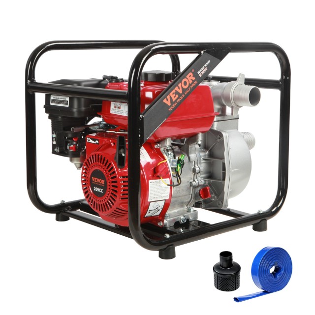 VEVOR Βενζινοκίνητη Αντλία Νερού 2 7HP 4-Χρονών RYFDJSBYCYC27O63FV0