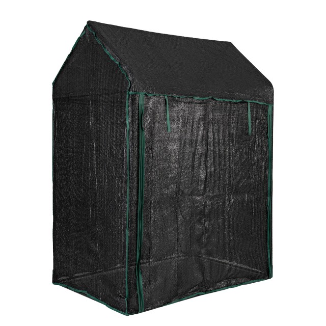 Costway Μικρό Φυτώριο Ντομάτας 129 x 80 x 173 cm - Φορητό Θερμοκήπιο με Μαύρο Δίχτυ Σκίασης GT4549