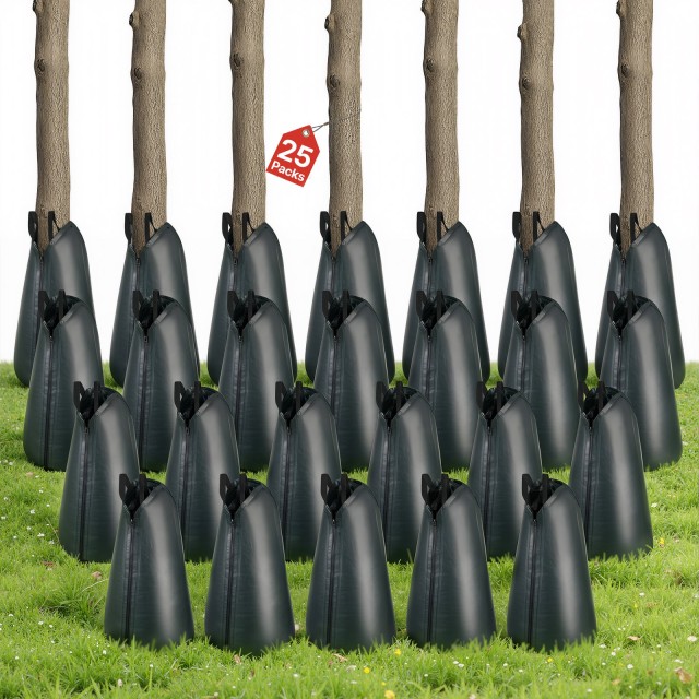 VEVOR Σακούλες Ποτίσματος Δέντρων 75,7L, 25 Τεμάχια, Αργής Απελευθέρωσης με Φερμουάρ DSJSD20GAL25RQC65001V0