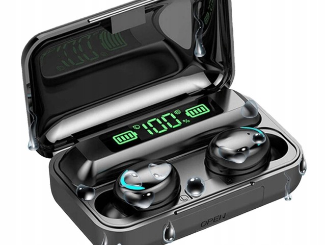 Verk Group Ασύρματα Ακουστικά Bluetooth F9 TWS με Ενσωματωμένο Powerbank 5907451331675
