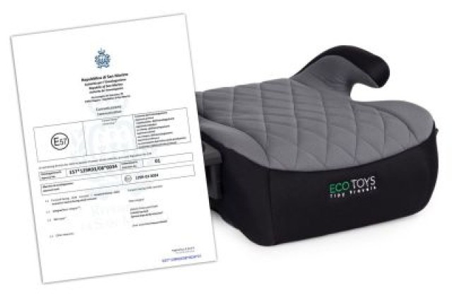 ECOTOYS Κάθισμα αυτοκινήτου ISOFIX για παιδιά i-SIZE, ύψος 125-150 cm, με υποδοχή για ποτήρι ECOTOYS RDCF04-ISO