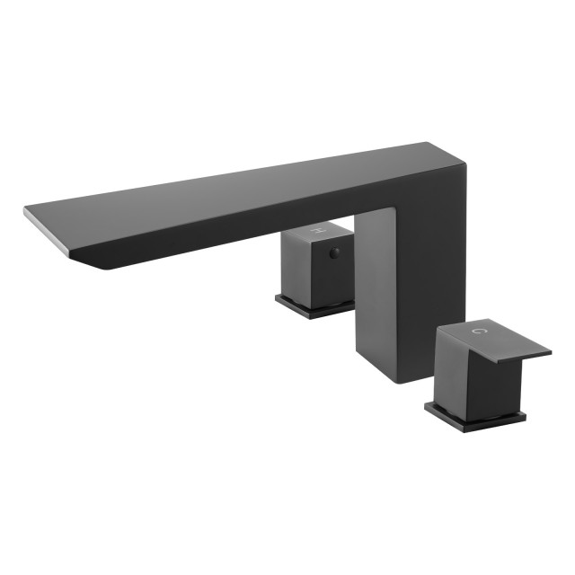 VEVOR Μαύρος Ματ Ρωμαϊκός Βρύση Μπανιέρας (200 x 230 x 72 mm) DFPTKBDHS2GS9BUIK002V0
