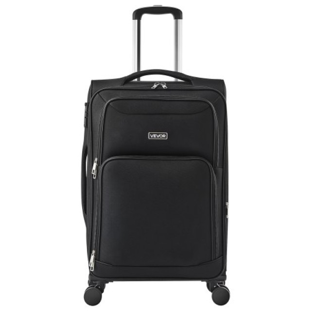 VEVOR 61cm Μαύρη Επεκτάσιμη Βαλίτσα με Ρόδες Spinner BYKSTXBYHS24XMA3Q001V0