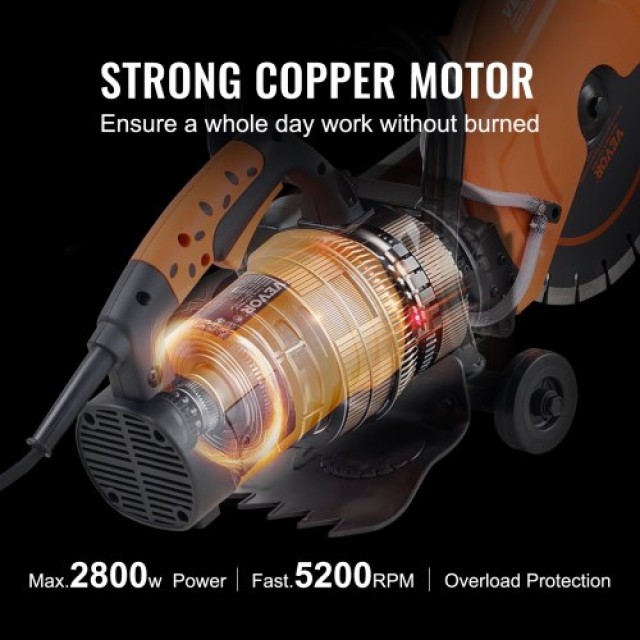 VEVOR 305mm Κόφτης Μπετόν 2800W DDHNTJ1800W12HEK8V2