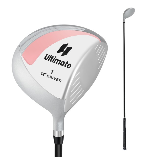 Costway Driver Golf Γυναικείο 460cc Αλουμινίου για Δεξιόχειρες με Κάλυμμα Κεφαλής και Στέλεχος Γραφίτη, 110 cm SP38217
