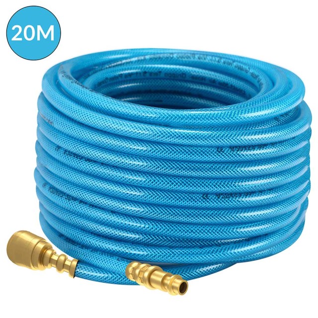 BAKAJI Σωλήνας Αέρος Συμπιεστή Ταχείας Σύνδεσης 20μ 02814632