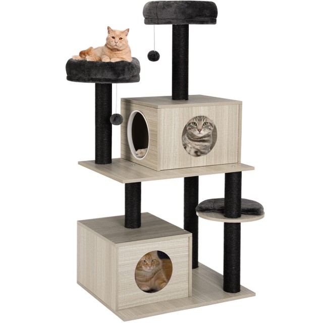 BAKAJI Ονυχοδρόμιο για Γάτες  με 2 Μπάλες και 2 Καλυμμένες Φωλιές 02814740