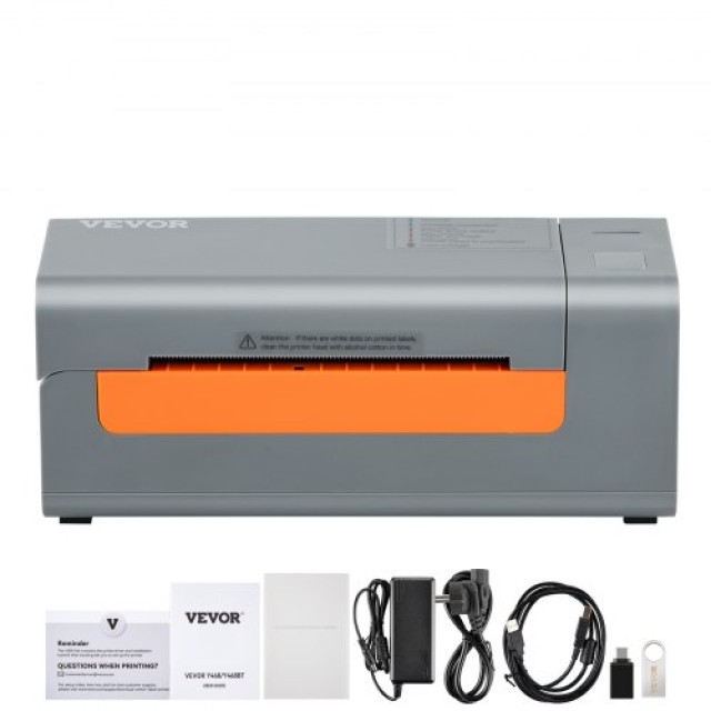Εκτυπωτής Θερμικών Ετικετών VEVOR 4x6, Γκρι YSBQDYJFTSYCOUCA5V2