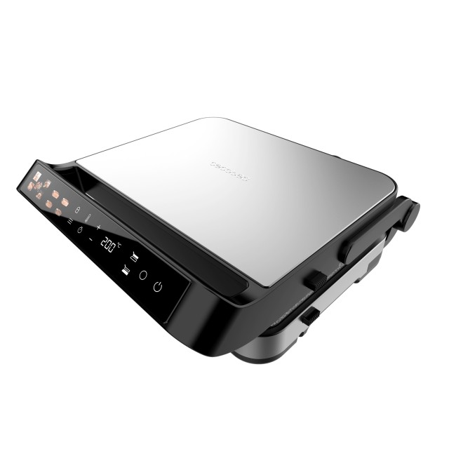Cecotec Τοστιέρα - Γκριλ  RocknGrill 2000W  PerfectCook με Αποσπώμενες Πλάκες RockStone Κατάλληλες για Πλυντήριο Πιάτων και Άνοιγμα έως 105º CEC-112897