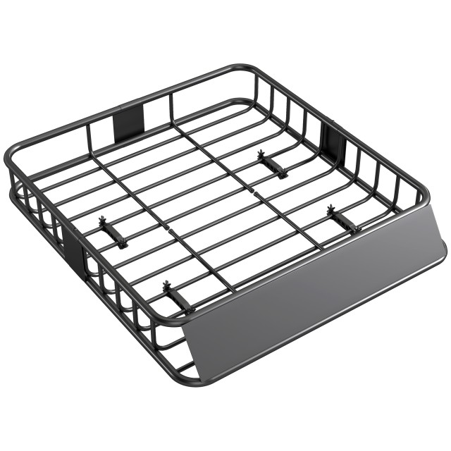 HOMCOM Ατσάλινη Σχάρα Αυτοκινήτου 110.5x99.5x18.5 cm, 90.7 kg, Μαύρο C10-026V00BK