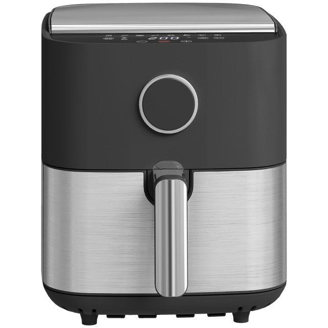 HOMCOM Φριτέζα Αέρος 8L, Air Fryer 1700W με 8 Προγράμματα και Κυκλοφορία Ζεστού Αέρα 360°, Οθόνη LED, Μαύρο 800-264V90BK