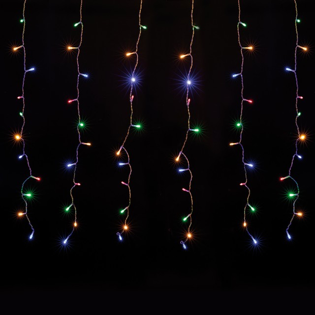 Kooper Τέντα 252 LED πολύχρωμη 21 Strings 8 παιχνίδια φωτισμού για εξωτερική χρήση  Santas House by Kooper 5906352