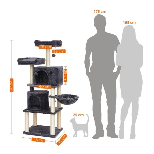 Δέντρο Γάτας - Ονυχοδρόμιο 55 x 45 x 152 cm Feandrea PCT90G