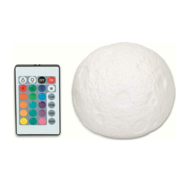 Διακοσμητικό LED Φωτιστικό Φεγγάρι με Εναλλαγή Χρωμάτων RGB και Τηλεχειριστήριο Grundig 12345