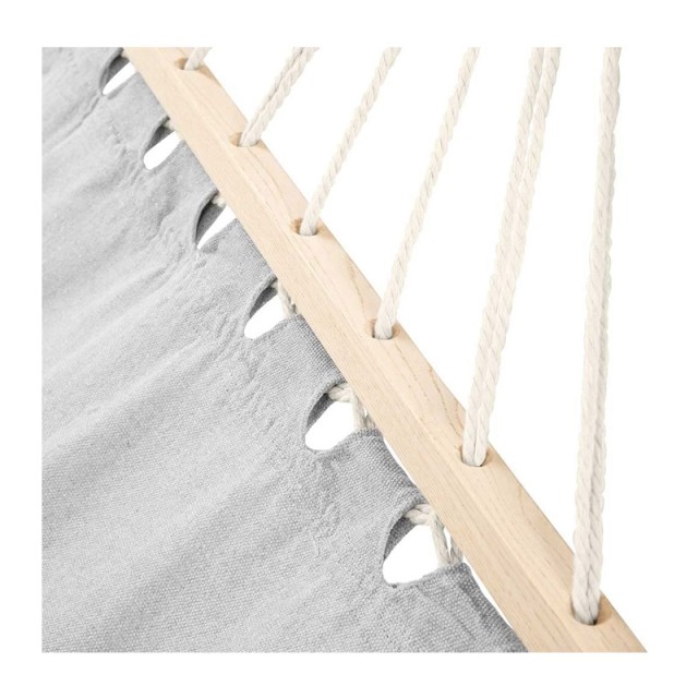 Διπλή Αιώρα 345 x 150 cm Χρώματος Γκρι Bakaji 02814200