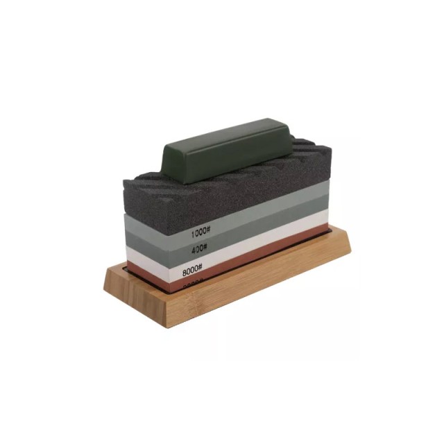 Διπλή Πέτρα Ακονίσματος Νερού για Μαχαίρια 400/1000/ και 3000/8000 Ruhhy 23763