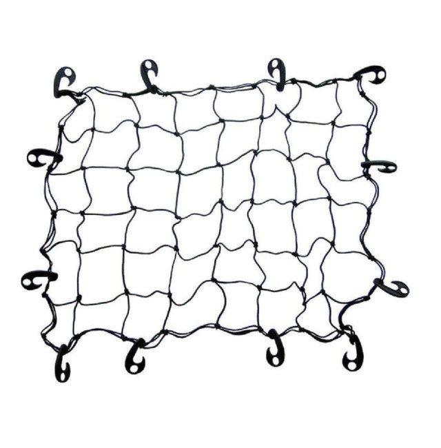 Δίχτυ Αποσκευών Αυτοκινήτου με Γάντζους 120 x 80 cm AMiO 01273