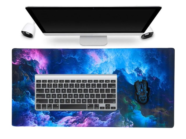 Gaming Mouse Pad XXL με Οπίσθιο LED Φωτισμό RGB – 90x40cm 5907451341780 Verk Group