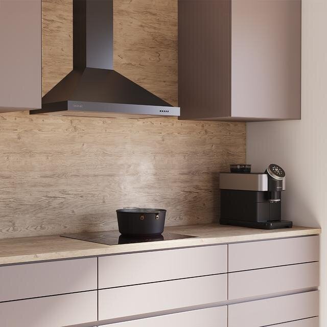 Απορροφητήρας Καμινάδα Bolero Flux PM 606500 Black  60 cm CECOTEC CEC-02871